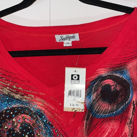 South Pole feather tee shirt - Picture 2 of 6